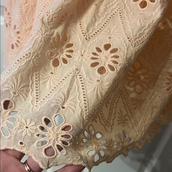 🌴vacation pick🌴VENUS Elegant Long Sleeve Peach Dress - Picture 4 of 5